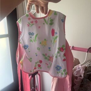 The Beaufort Bonnet Company Floral Kids Top - Pink and White